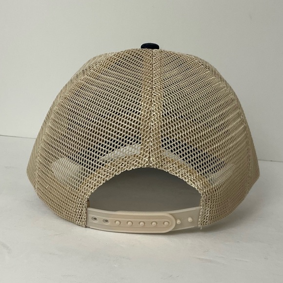 Sun Product Unisex Navy/Tan Logo Patch "Cajun Encounter" Trucker Hat Adjustable - Picture 3 of 7